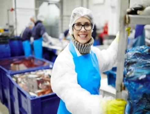 Scales for food processing