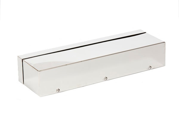 Overhead rail scale weighing module in polished AISI 304 stainless steel housing